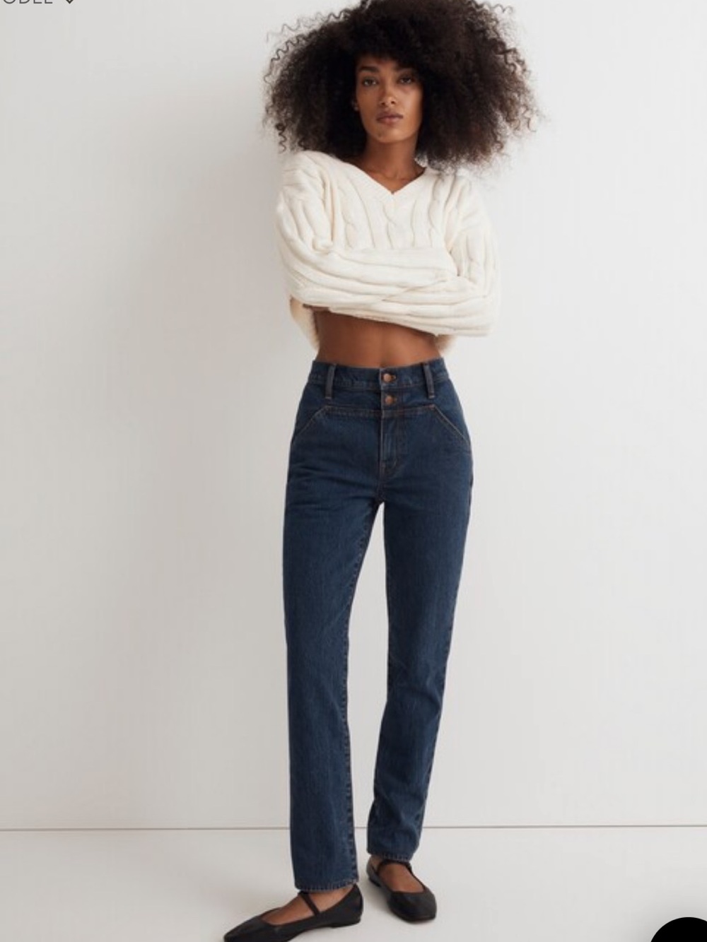 Madewell The Perfect Vintage Jean in Aldon Wash: '80s Edition Women Size 27